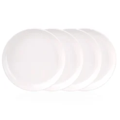 Clearance Godinger Marbella White Stacking Melamine Salad Plate, Set of 4