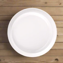 Clearance Godinger Marbella White Stacking Melamine Salad Plate, Set of 4
