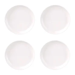 Clearance Godinger Marbella White Stacking Melamine Salad Plate, Set of 4