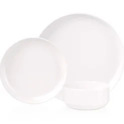 Godinger Marbella White Stacking Melamine Cereal Bowl, Set of 4