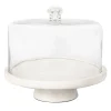 Discount Godinger Marble Footed Cake Stand With Dome
