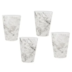 Clearance Godinger Marble Melamine Tumbler, Set of 4
