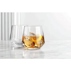 Godinger Marmont Double Old Fashion Glass, Set of 4