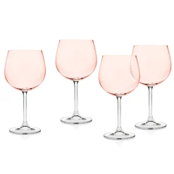 Discount Godinger Meridian Blush Balloon Goblet, Set of 4