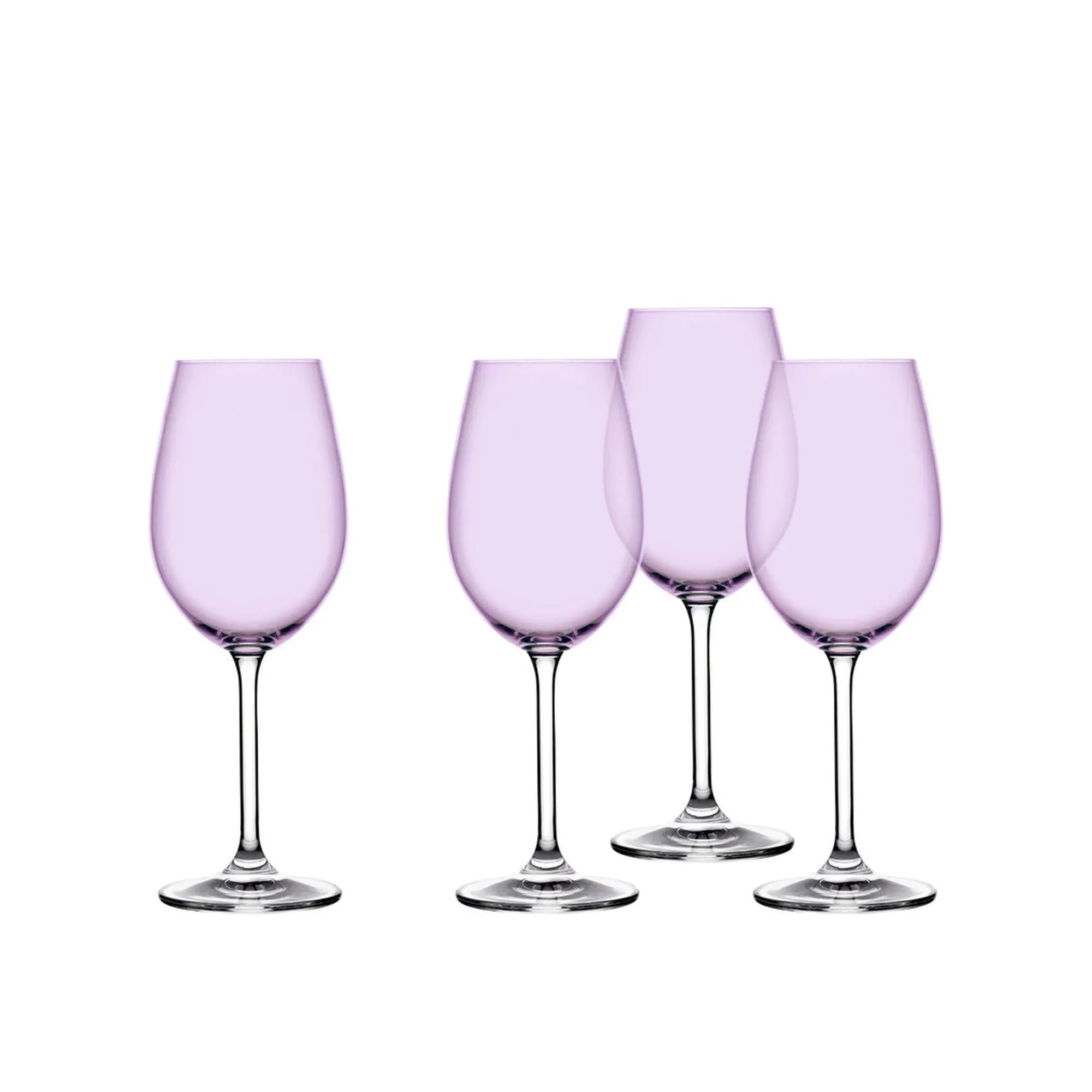 Discount Godinger Meridian Lilac White Wine Glass, Set of 4