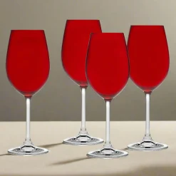 Sale Godinger Meridian Red White Wine Glass, Set of 4