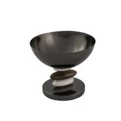 Outlet Godinger Midnight Pebble Footed Nut Bowl