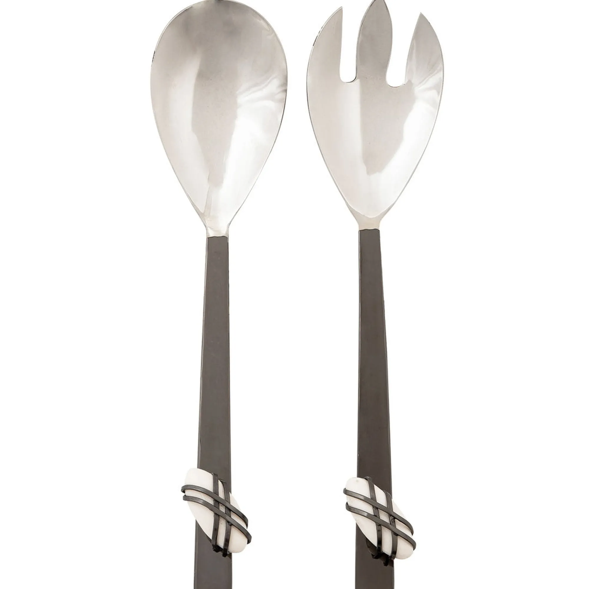 Online Godinger Midnight Pebble Salad Server Set