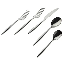 Godinger Milano Mirror 18/10 Stainless Steel 20 Piece Flatware Set, Service For 4