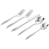 Hot Godinger Milano Satin 18/10 Stainless Steel 20 Piece Flatware Set, Service For 4