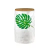 Online Godinger Monstera & Palm Leaf Large Storage Canister