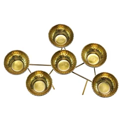 Clearance Godinger Munro Black & Gold Hammered Appetizer Server