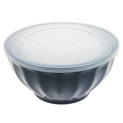 Discount Godinger Navy Fluted 3 Piece Storage Bowl Set