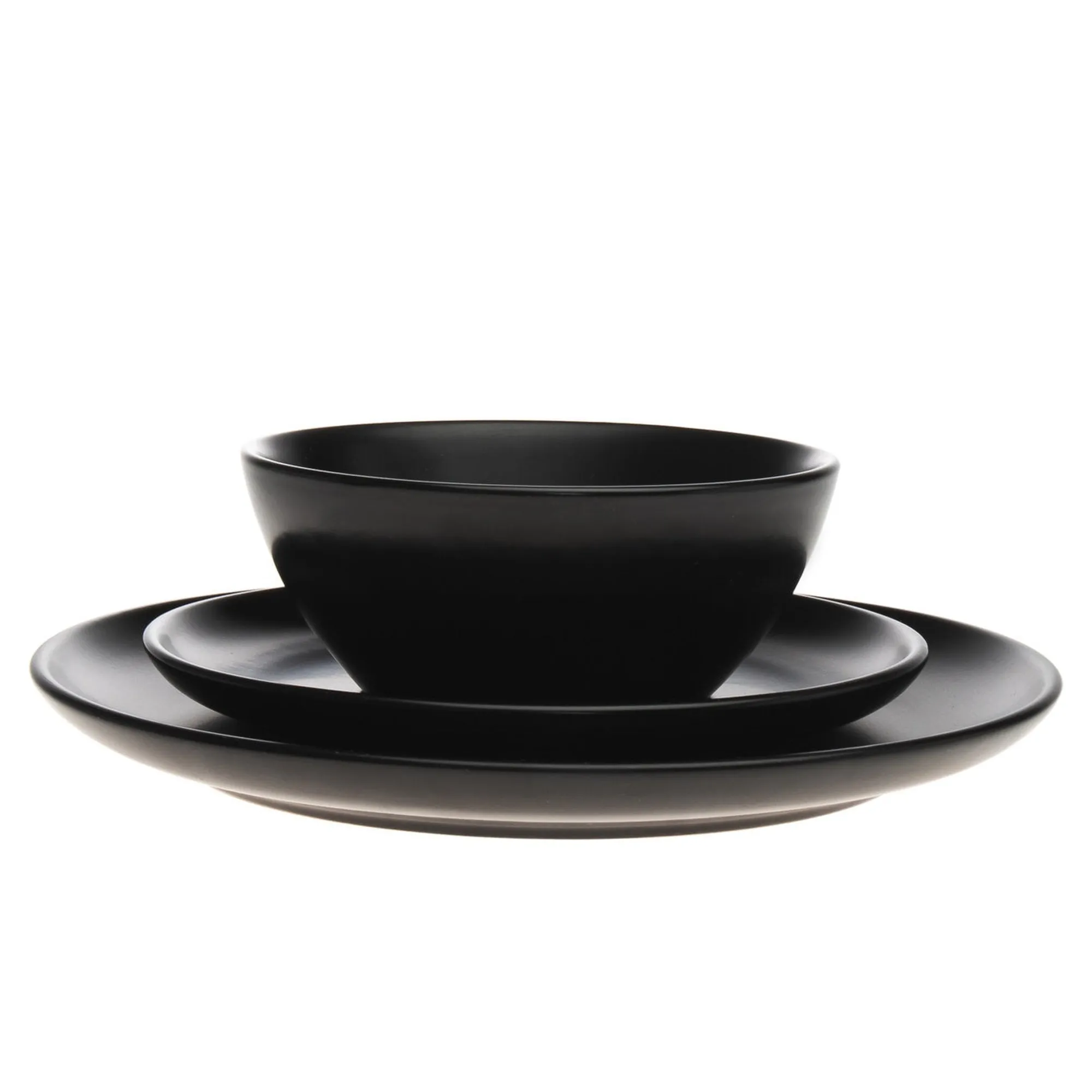 Best Godinger Noire Stoneware 16 Piece Dinnerware Set, Service For 4