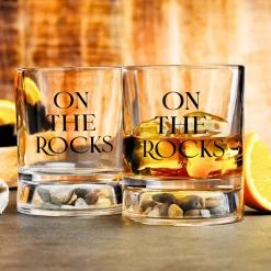 Godinger On The Rocks Double Old Fashion, Set of 2