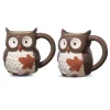 Online Godinger Owl Turkey Coffee Mug, Set of 2