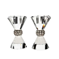 Outlet Godinger Pageant Bling Tapered Candlestick Set