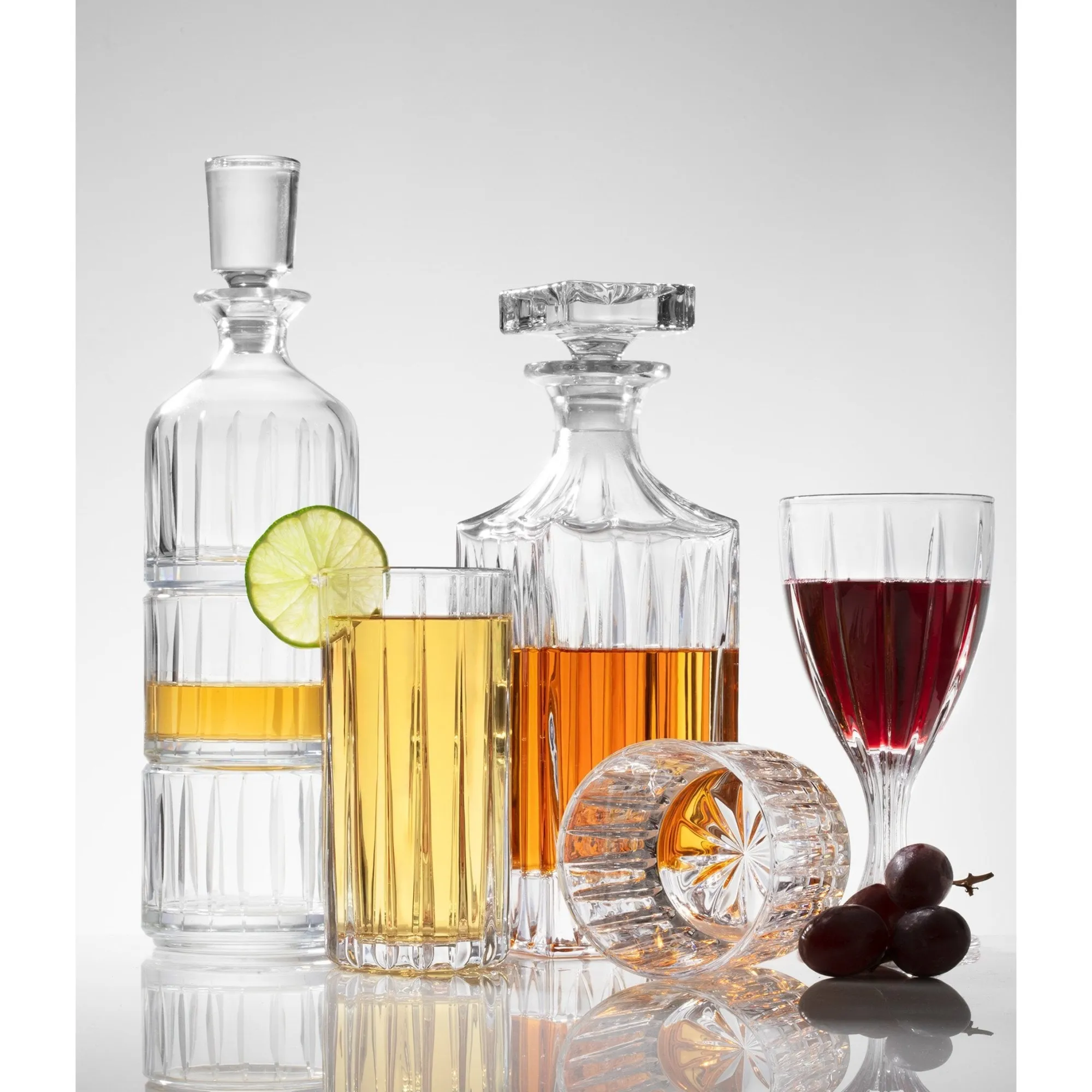 Hot Godinger Parallels Whiskey Decanter