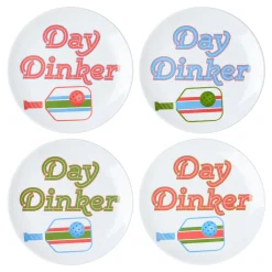 Outlet Godinger Pickle Ball Melamine Appetizer Plate, Set of 4