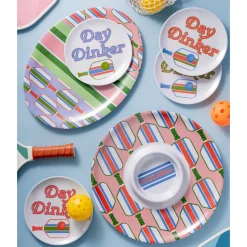 Online Godinger Pickle Ball Melamine Chip-n-Dip
