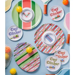 Online Godinger Pickle Ball Melamine Chip-n-Dip
