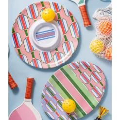 Hot Godinger Pickle Ball Melamine Oval Platter