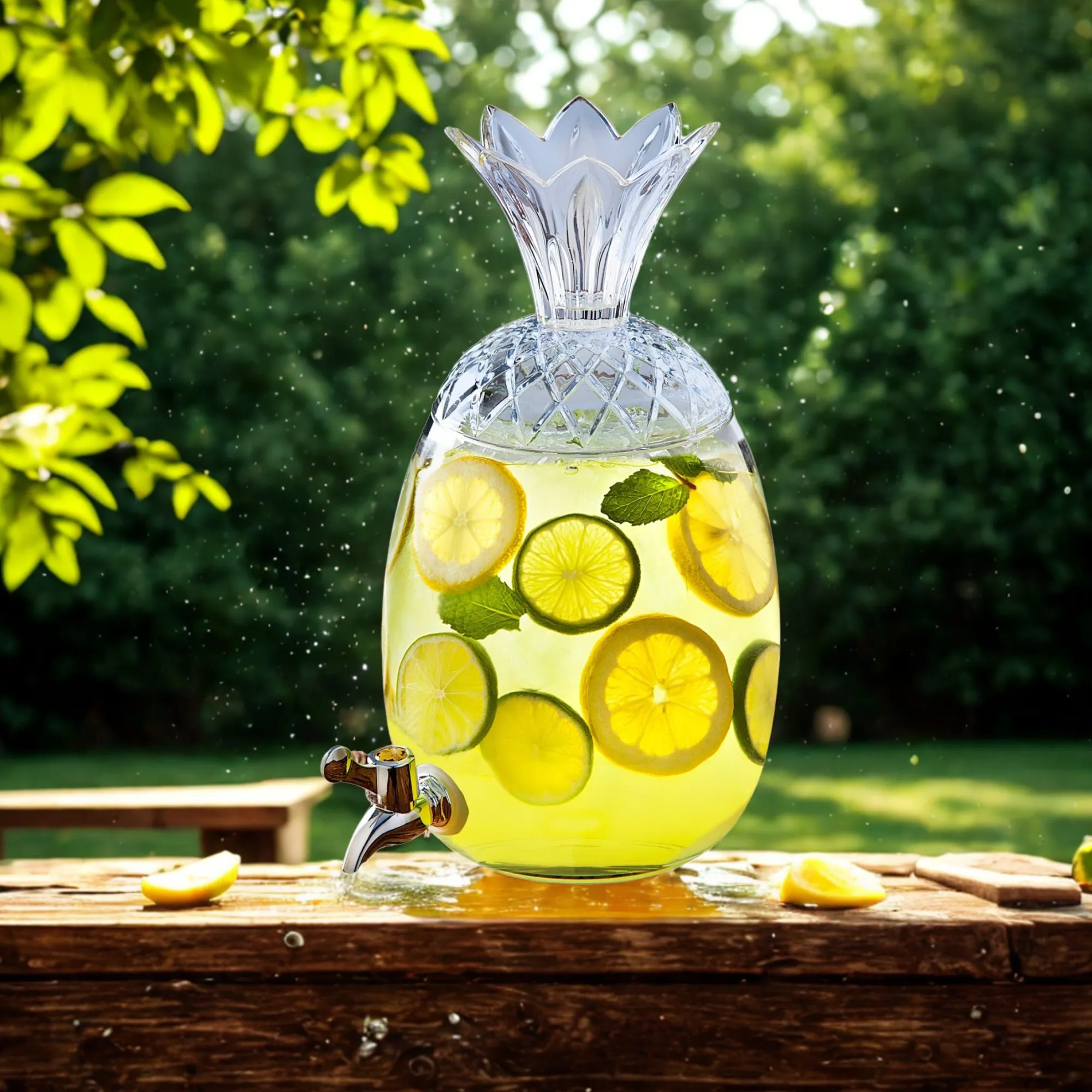 Godinger Pineapple Beverage Dispenser