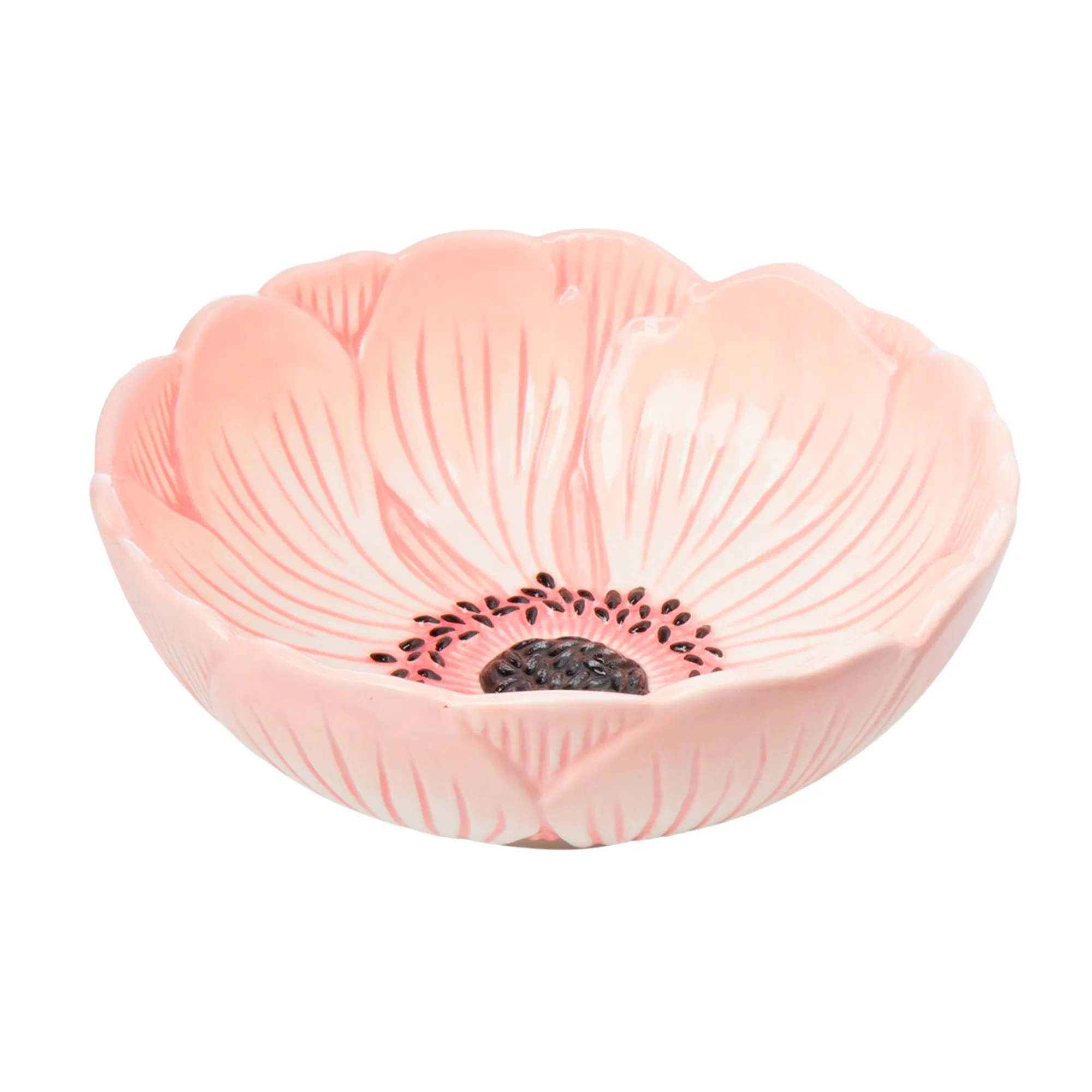 Online Godinger Pink Poppy Flower Cereal Bowl