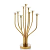 Godinger Radiant Tree 9 Light Mirrored Gold Candelabra