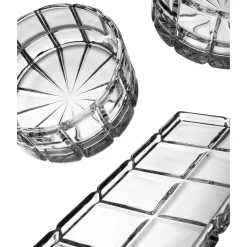 Hot Godinger Radius 4 Piece Appetizer Server