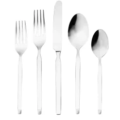 Sale Godinger Ramp Mirrored 18/0 Stainless Steel 20 Piece Flatware Set, Service For 4