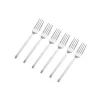 Hot Godinger Ramp Satin 18/0 Stainless Steel Salad Fork, Set of 6