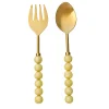 Hot Godinger Rathlin Butter Yellow Salad Server Set