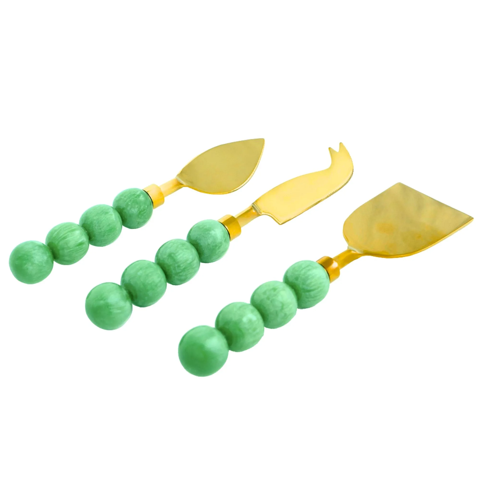 Hot Godinger Rathlin Green 3 Piece Cheese Tool Set