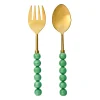 New Godinger Rathlin Green Salad Server Set
