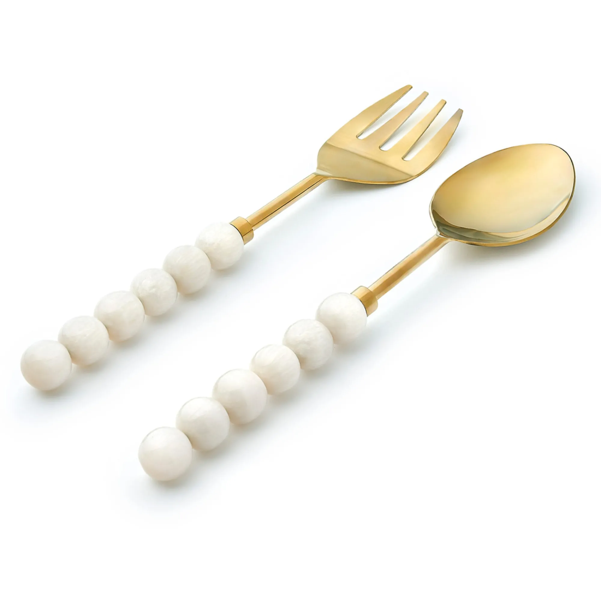 Clearance Godinger Rathlin White Salad Server Set