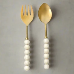 Clearance Godinger Rathlin White Salad Server Set