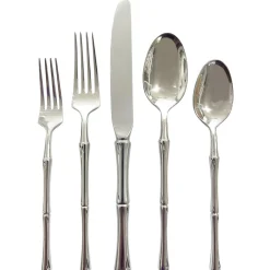 Online Godinger Rattan Mirrored 18/10 Stainless Steel 20 Piece Flatware Set, Service For 4