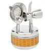 Outlet Godinger Rattan Stainless Steel 5 Piece Bar Tools