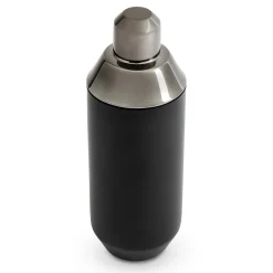 New Godinger Raven Matte Black Double Walled Cocktail Shaker