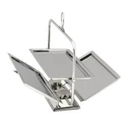 New Godinger Rectangle Foldable Tiered Serving Stand