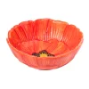 Best Godinger Red Poppy Flower Cereal Bowl