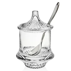New Godinger Regal Jam Jar with Spoon