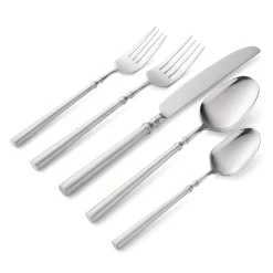 Hot Godinger Regal Matte Handle 18/10 Stainless Steel 20 Piece Flatware Set, Service For 4