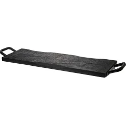 Sale Godinger Ridgewood Black Medium Rectangle Serving Tray