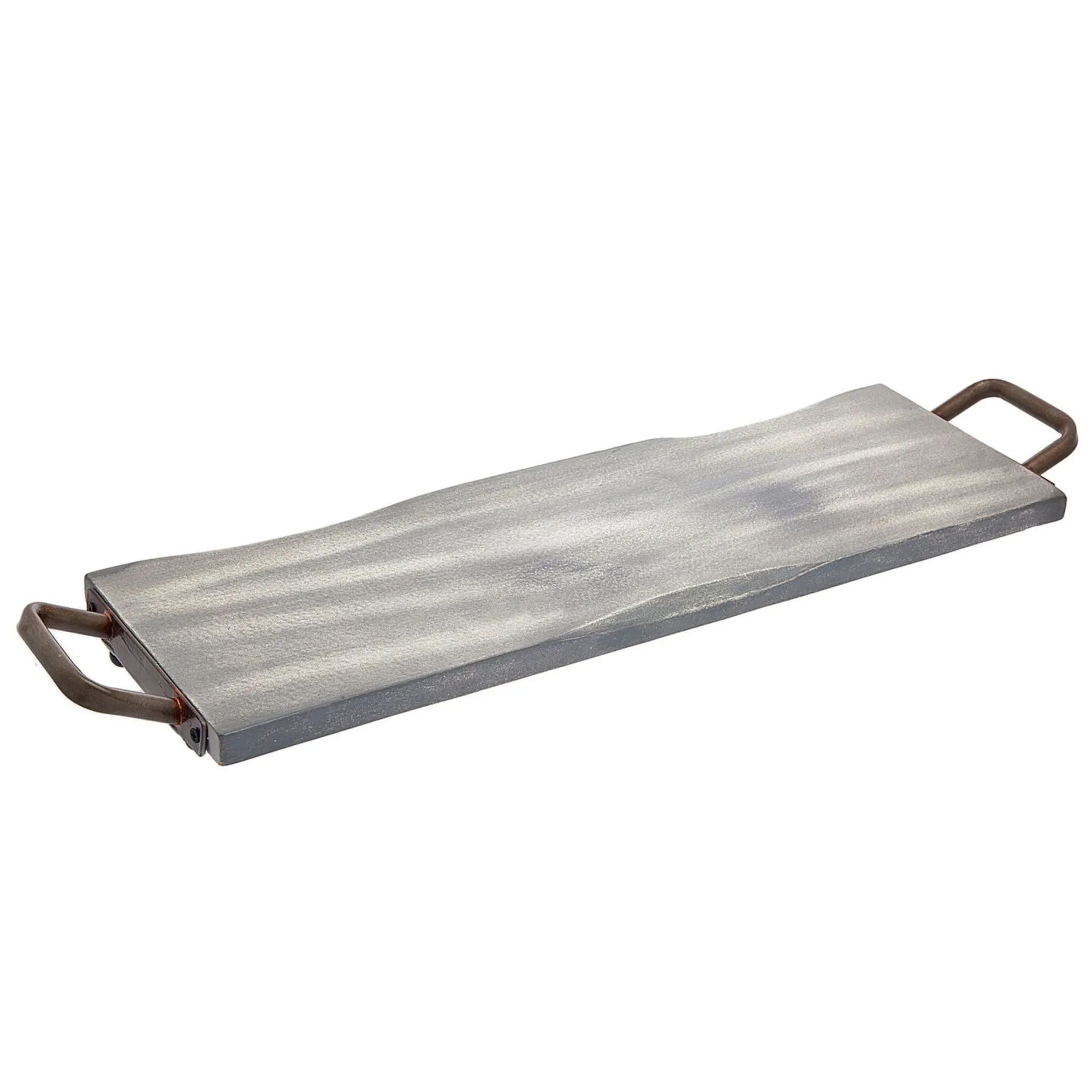 Sale Godinger Ridgewood Grey Wash Medium Rectangle Serving Tray