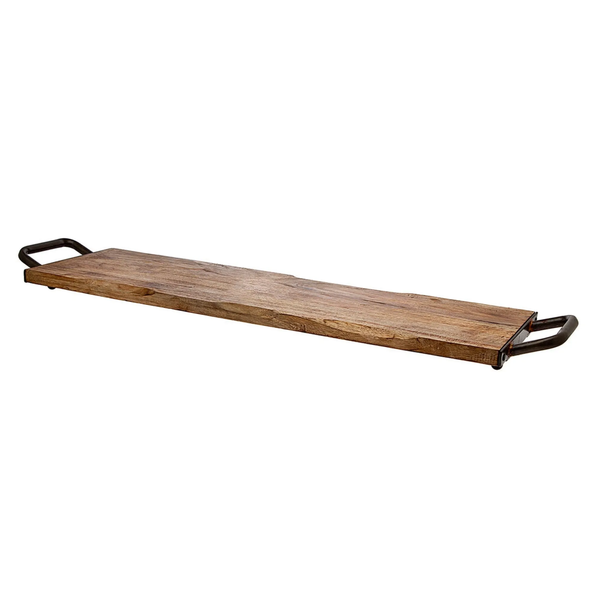 Hot Godinger Ridgewood Natural Medium Rectangle Serving Tray