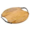 New Godinger Ridgewood Natural Small Serving Tray