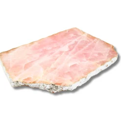 Sale Godinger Rose Quartz Silver Edge Serving Board