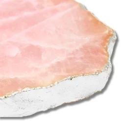 Sale Godinger Rose Quartz Silver Edge Serving Board